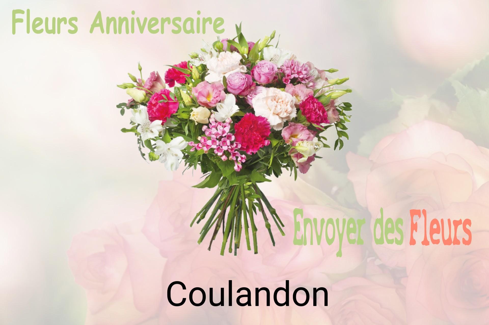 Bouquet de fleurs d’anniversaire livré à Coulandon