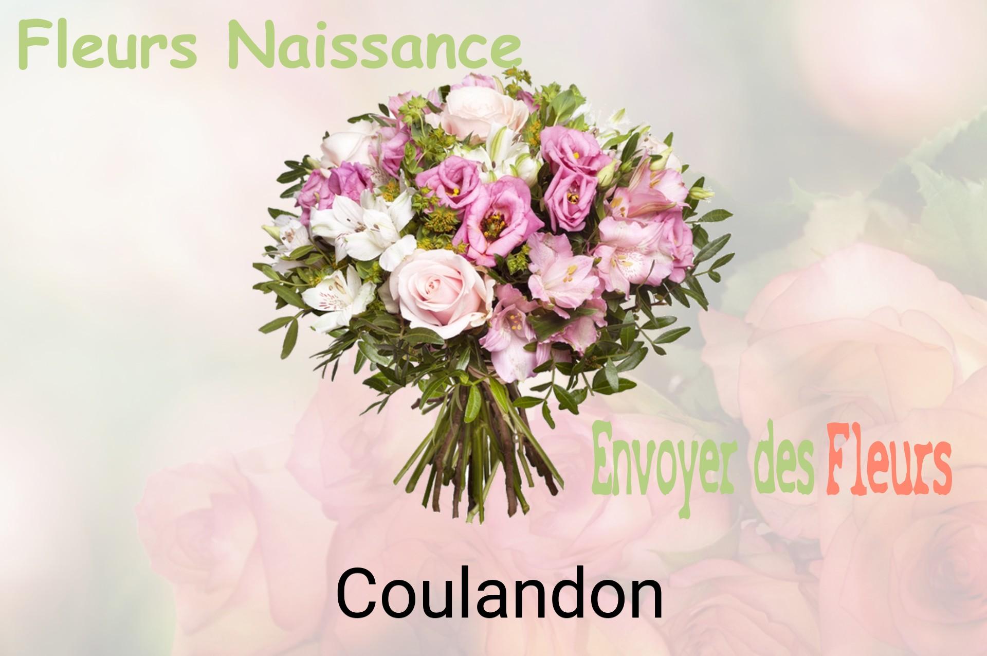 Bouquet de fleurs de naissance livré à Coulandon